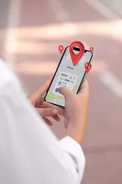 Customer tracking TerpTaxi cannabis delivery NJ order on phone map